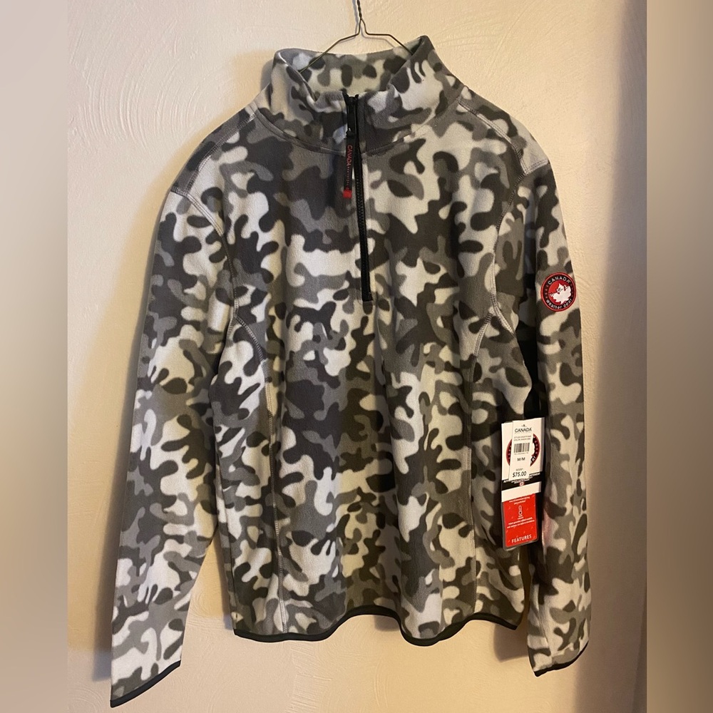 Canada Weather Gear - mens performance 1/4 zip camo pullover- NWT -various sizes
